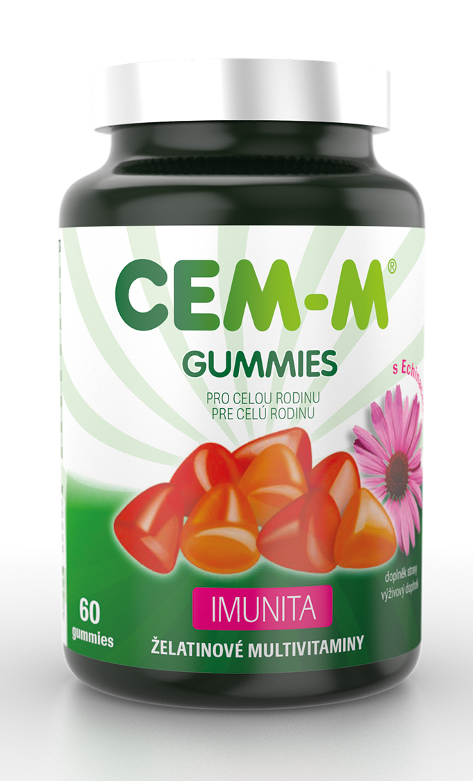 CEM-M_GUMMIES_60tbl Vitamin C 500 mg Imunita komplex 60 tbl.