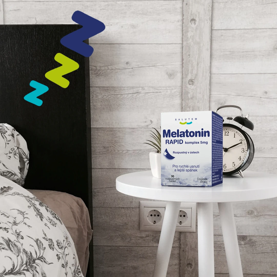 Melatonin_ložnice Melatonin Rapid komplex, 30 odt tbl.
