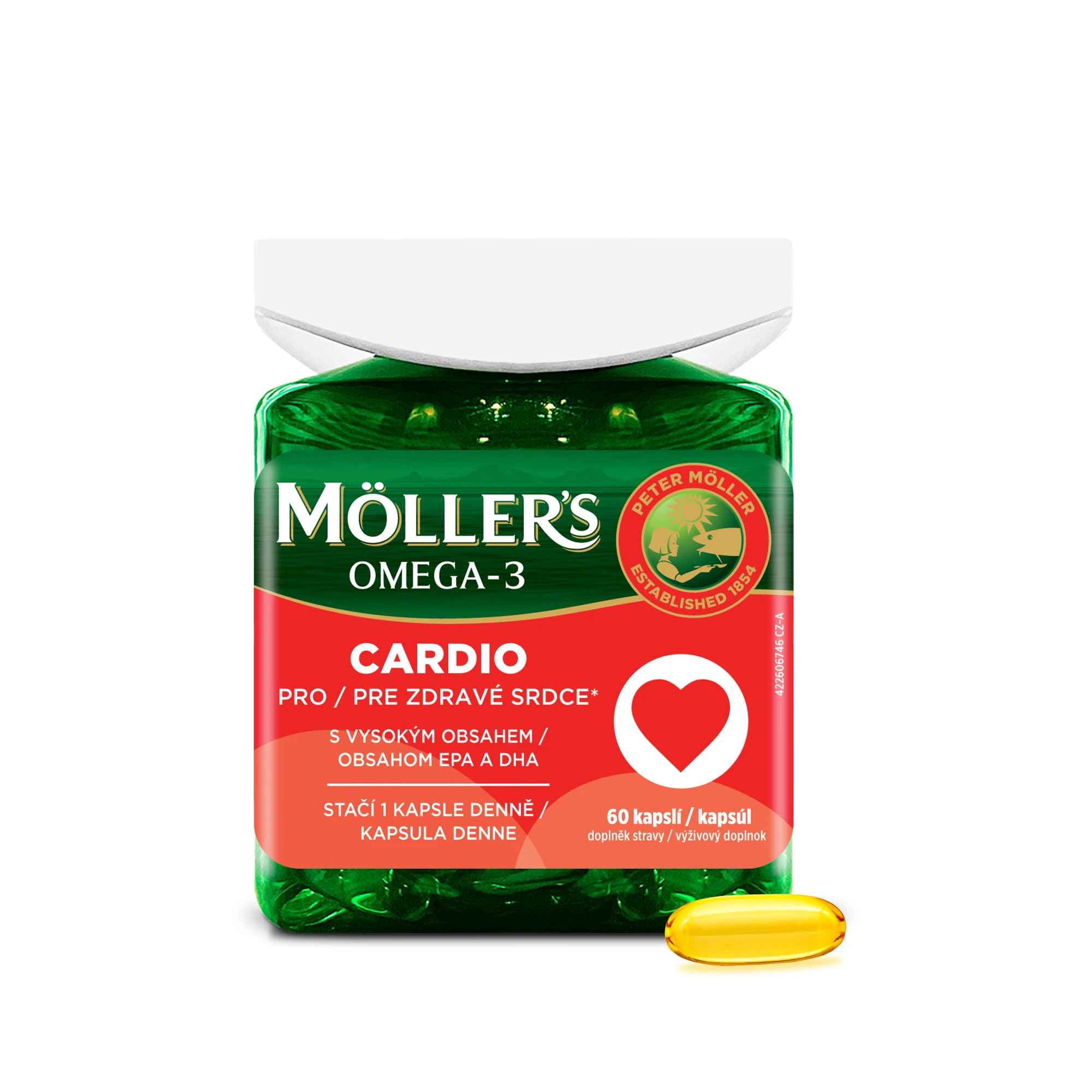 Mollers_CAPS_Cardio_1capsule Siln&aacute; imunita, zdrav&eacute; srdce a lep&scaron;ia pam&auml;ť