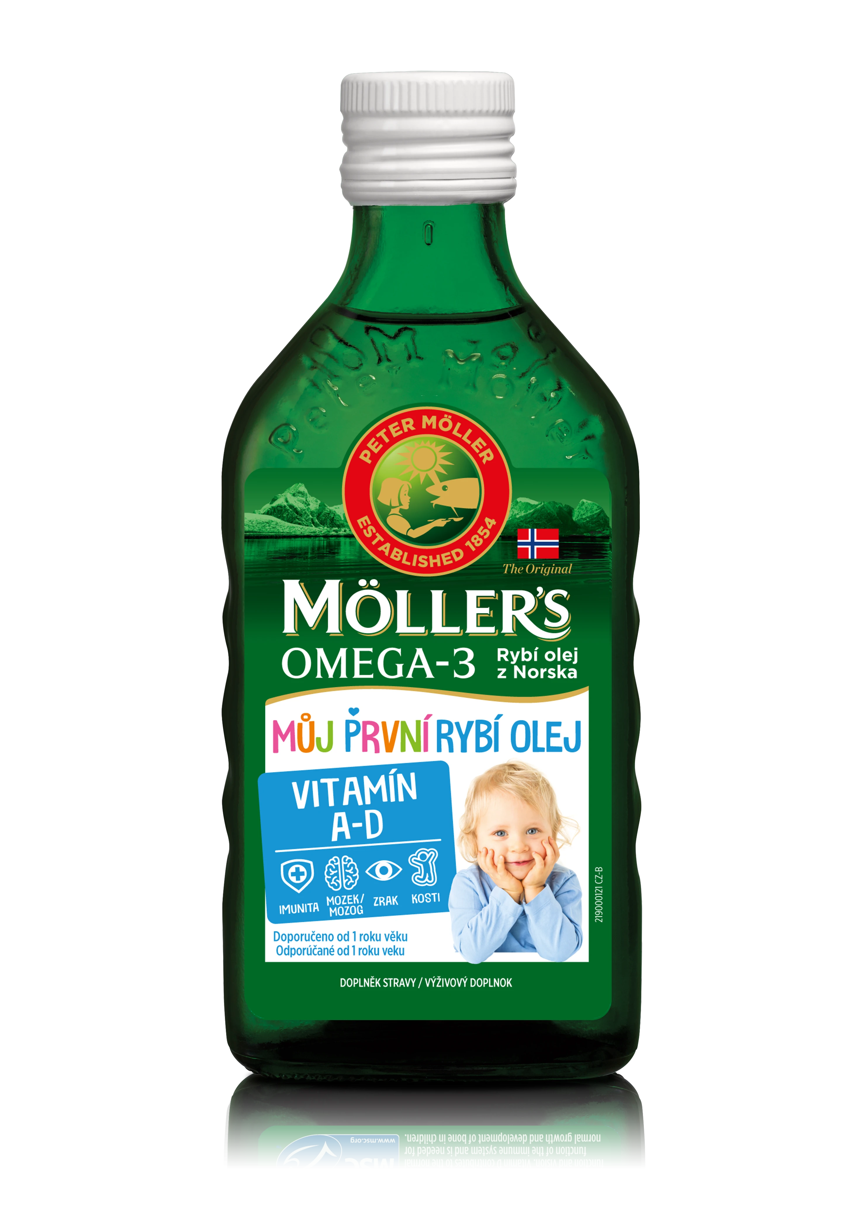 Mollers_Omega3_CLO_MyFirst_front_CZE+SLO Siln&aacute; imunita, zdrav&eacute; srdce a lep&scaron;&iacute; paměť